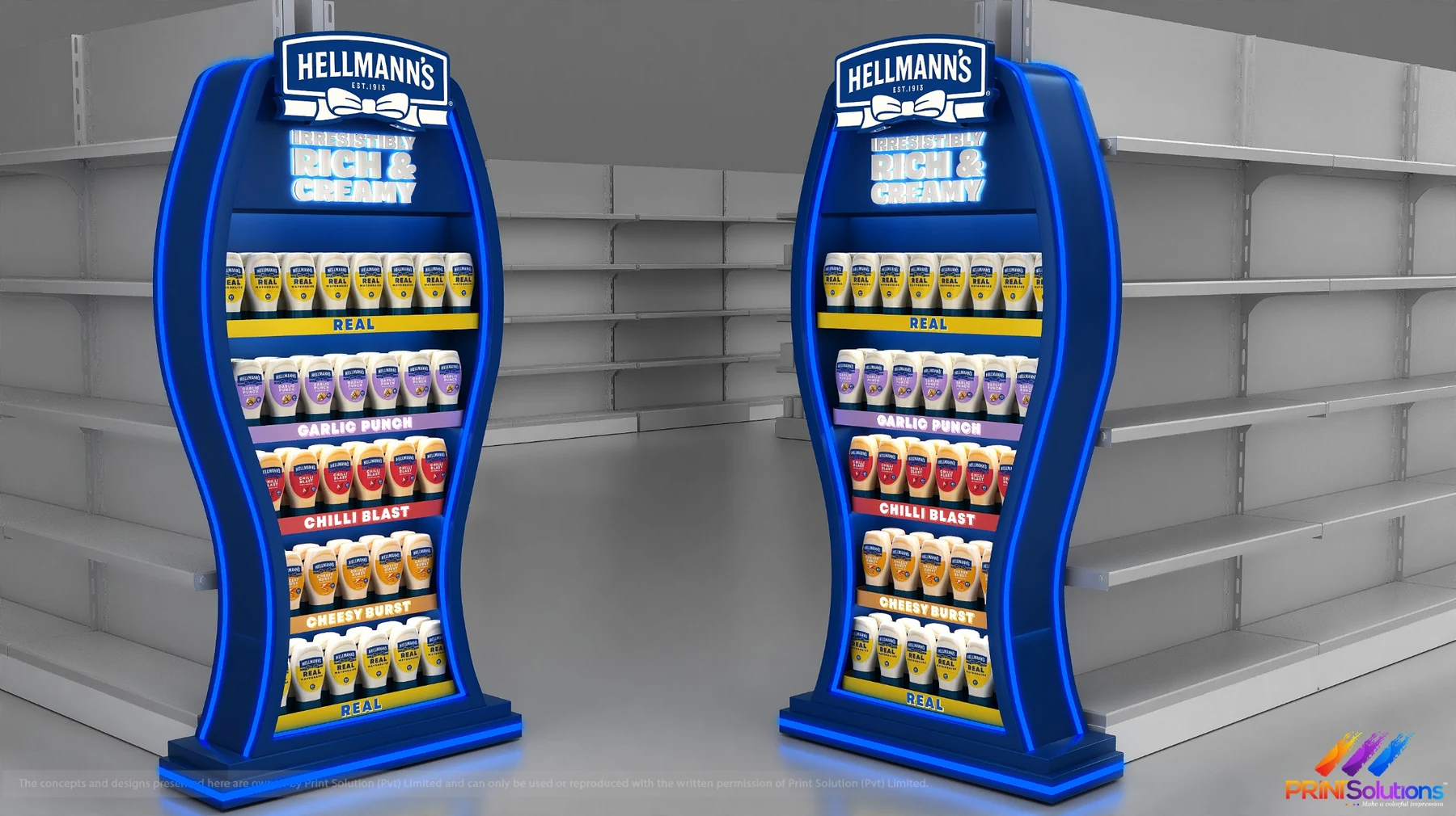Render of a single Hellmann's tower